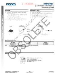 DSR6U600D1-13 Datasheet Cover