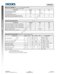 DSR8F600 Datasheet Page 2