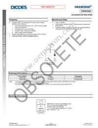 DSR8V600 Datasheet Cover