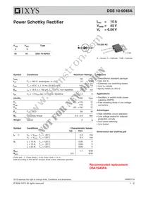 DSS10-0045A Datasheet Cover