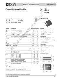 DSS2-100AB Datasheet Cover