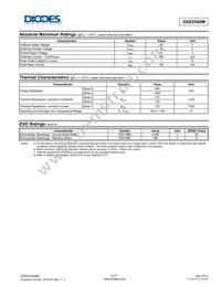 DSS2540M-7B Datasheet Page 2