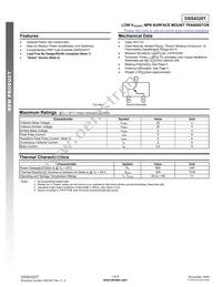 DSS4320T-7 Datasheet Cover