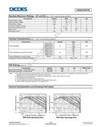 DSS45160FDB-7 Datasheet Page 2