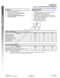 DSS5160U-7 Datasheet Cover