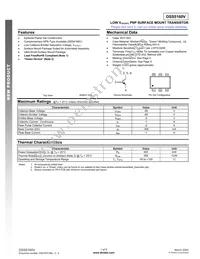 DSS5160V-7 Datasheet Cover