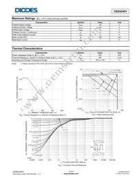 DSS5240Y-7 Datasheet Page 2