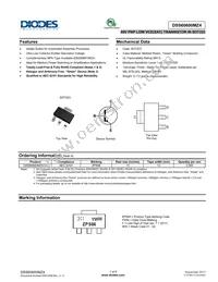 DSS60600MZ4-13 Datasheet Cover