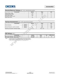 DSS60600MZ4-13 Datasheet Page 2