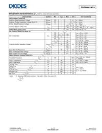 DSS60601MZ4-13 Datasheet Page 4
