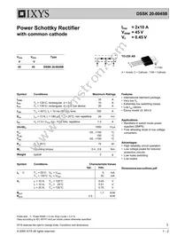 DSSK20-0045B Datasheet Cover