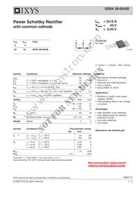 DSSK28-0045B Datasheet Cover