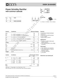 DSSK28-0045BS-TUB Datasheet Cover