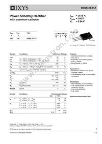 DSSK30-01A Datasheet Cover