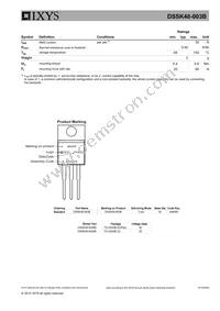 DSSK48-003B Datasheet Page 2