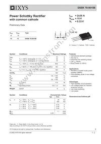 DSSK70-0015B Datasheet Cover