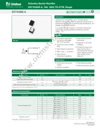 DST10100S-A Datasheet Cover