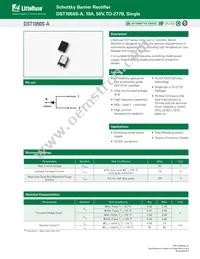 DST1050S-A Datasheet Cover