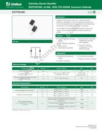 DSTF20120C Datasheet Cover