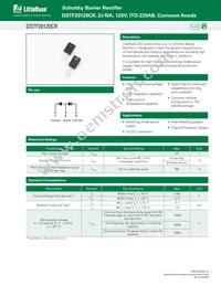 DSTF20120CR Datasheet Cover