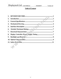 DT022BTFT Datasheet Page 3