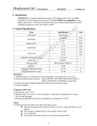 DT022BTFT Datasheet Page 4