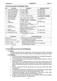 DT022CTFT Datasheet Page 15