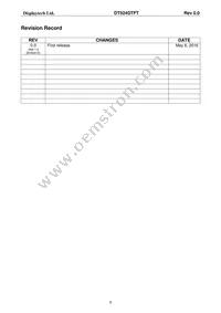 DT024DTFT Datasheet Page 2