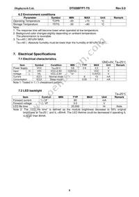 DT028BTFT-TS Datasheet Page 7