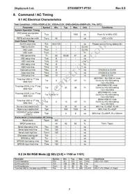 DT035BTFT-PTS1 Datasheet Page 8
