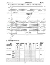 DT035BTFT-TS Datasheet Page 11