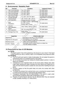 DT043BTFT-TS Datasheet Page 10