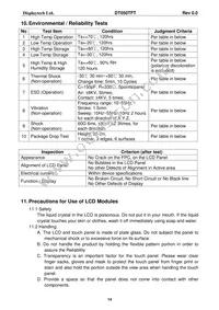 DT050TFT Datasheet Page 15