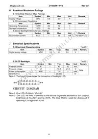 DT050TFT-PTS Datasheet Page 7