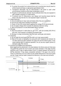 DT050TFT-PTS Datasheet Page 16