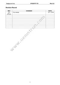 DT050TFT-TS Datasheet Page 2