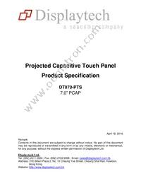 DT070ATFT-PTS Datasheet Cover