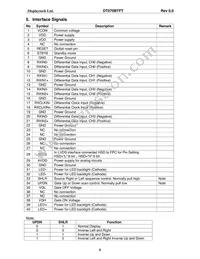 DT070BTFT Datasheet Page 6