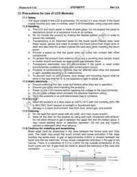 DT070BTFT Datasheet Page 14