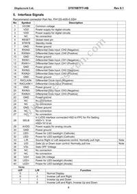 DT070BTFT-HB Datasheet Page 6