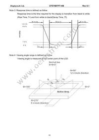 DT070BTFT-HB Datasheet Page 12