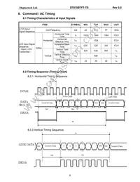 DT070BTFT-TS Datasheet Page 8