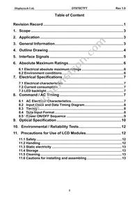 DT070CTFT Datasheet Page 3