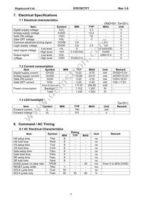 DT070CTFT Datasheet Page 8