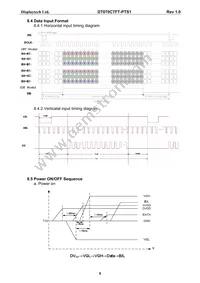 DT070CTFT-PTS Datasheet Page 10
