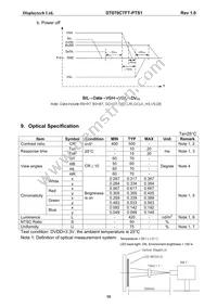 DT070CTFT-PTS Datasheet Page 11