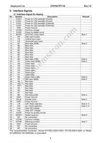 DT070CTFT-TS Datasheet Page 6