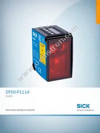 DT50-P1114 Datasheet Cover