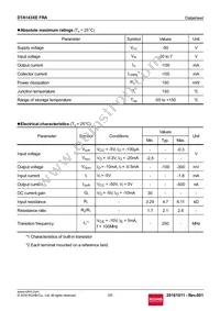 DTA143XEFRATL Datasheet Page 2