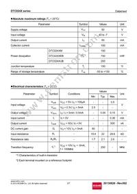 DTC024XMT2L Datasheet Page 2